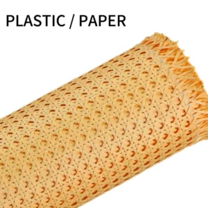Plastic / Paper Open Mesh Rattan Webbing